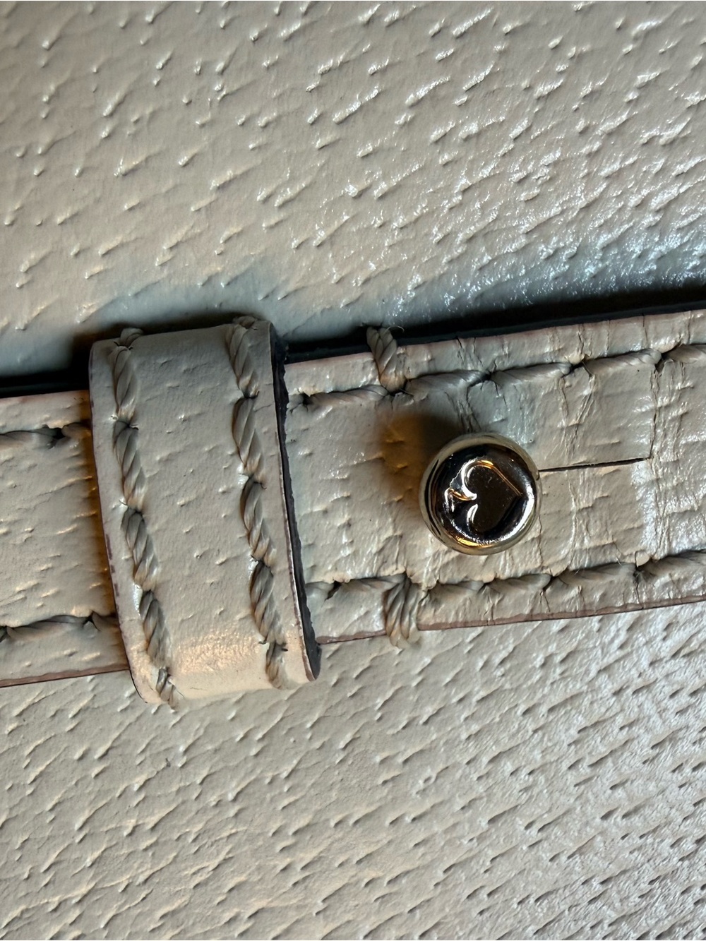 Kate Spade cream satchel with red and multicolor scarf tie. Very Good Condition - Picture 11 of 12